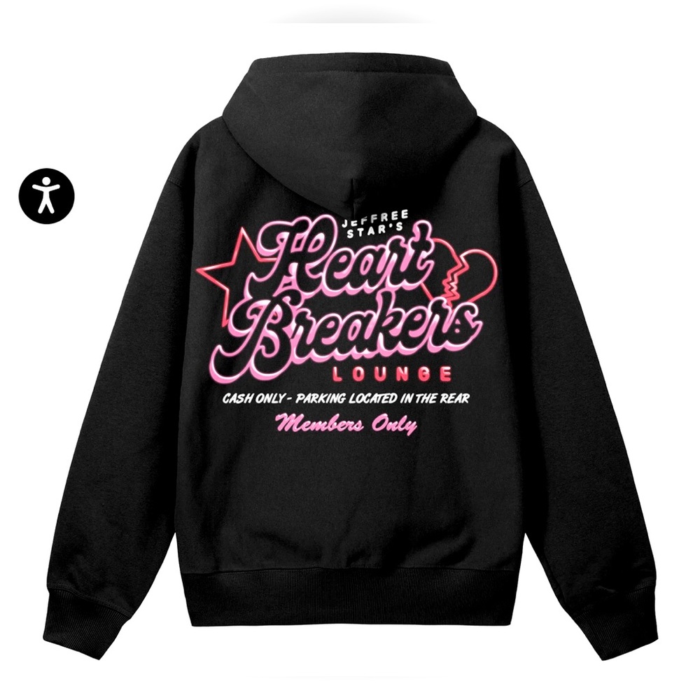 Custom ⭐️ Jeffree Star ⭐️ Heartbreaker hoodie size 2x - Picture 1 of 5